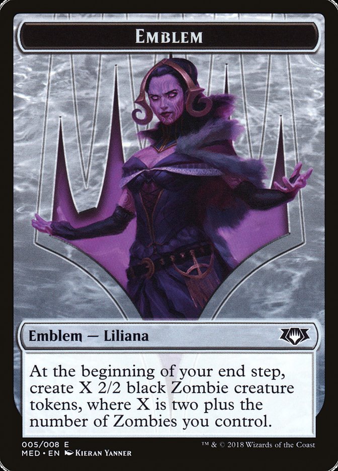 Liliana, the Last Hope Emblem [Mythic Edition Tokens] | Card Merchant Takapuna