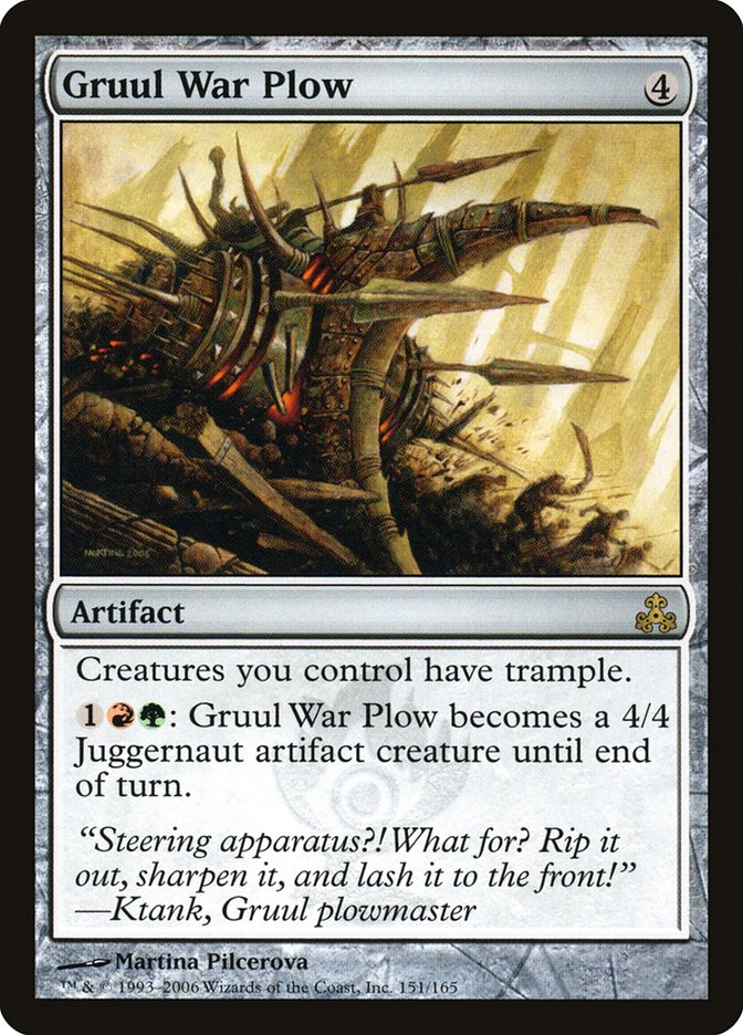 Gruul War Plow [Guildpact] | Card Merchant Takapuna