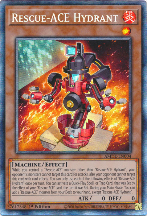 Rescue-ACE Hydrant [AMDE-EN004] Collector's Rare | Card Merchant Takapuna