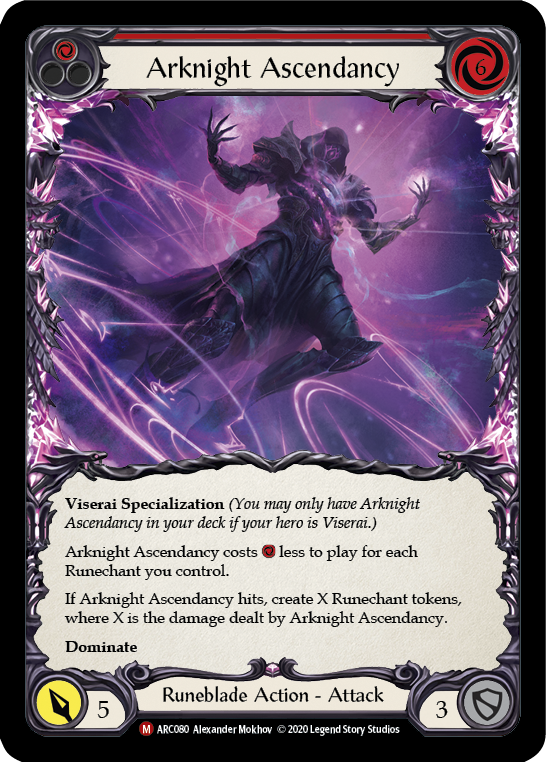 Arknight Ascendancy [U-ARC080] (Arcane Rising Unlimited)  Unlimited Rainbow Foil | Card Merchant Takapuna