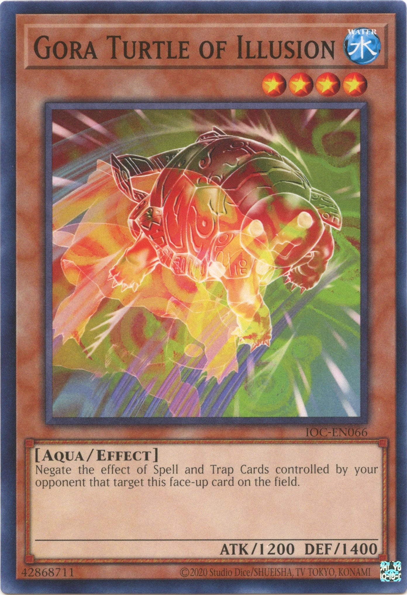 Gora Turtle of Illusion (25th Anniversary) [IOC-EN066] Common | Card Merchant Takapuna