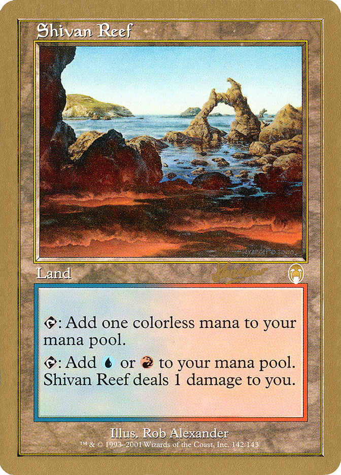 Shivan Reef (Sim Han How) [World Championship Decks 2002] | Card Merchant Takapuna