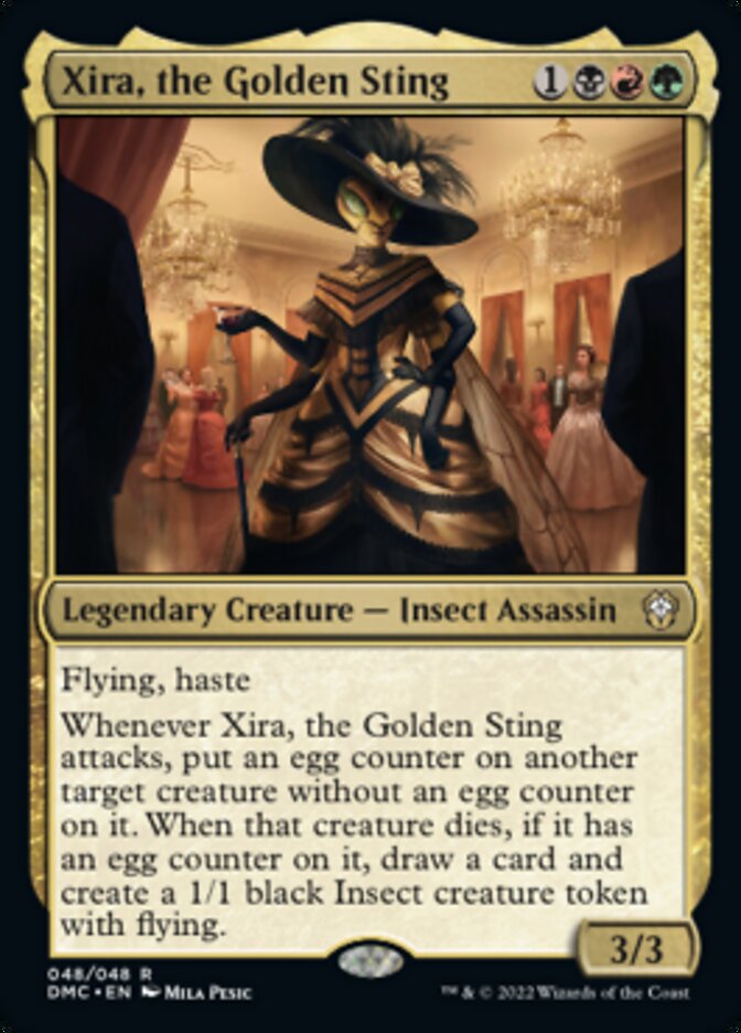 Xira, the Golden Sting [Dominaria United Commander] | Card Merchant Takapuna