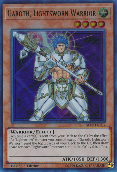 Garoth, Lightsworn Warrior [BLLR-EN037] Ultra Rare | Card Merchant Takapuna