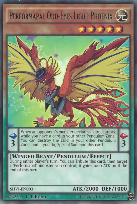 Performapal Odd-Eyes Light Phoenix [SHVI-EN003] Rare | Card Merchant Takapuna