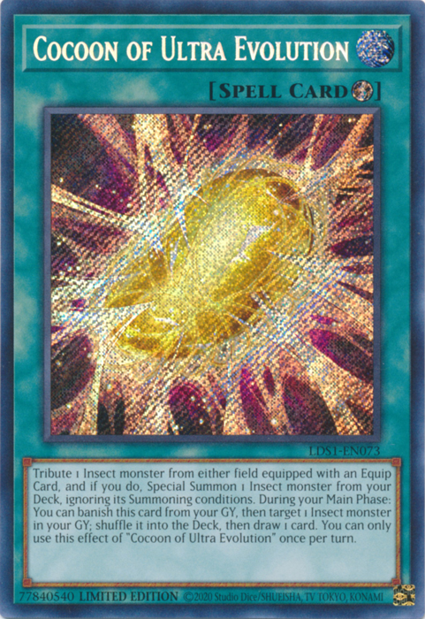 Cocoon of Ultra Evolution [LDS1-EN073] Secret Rare | Card Merchant Takapuna