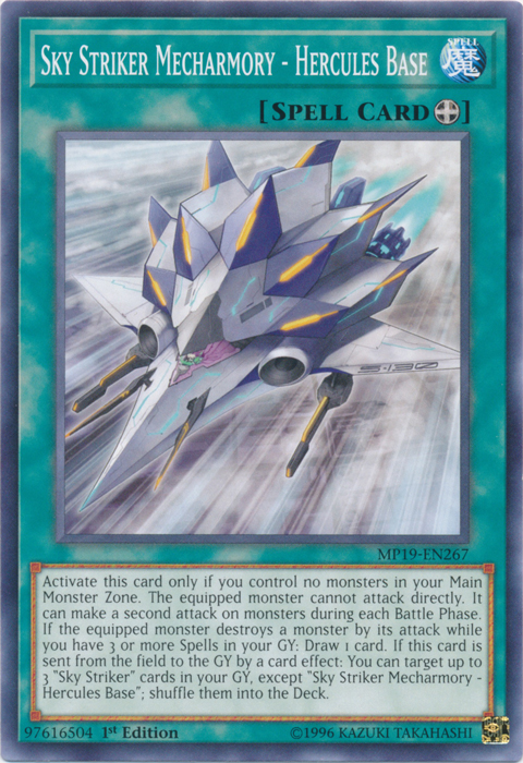 Sky Striker Mecharmory - Hercules Base [MP19-EN267] Common | Card Merchant Takapuna