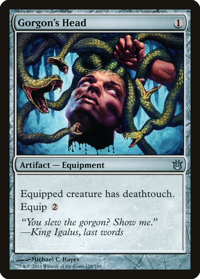 Gorgon's Head [Born of the Gods] | Card Merchant Takapuna