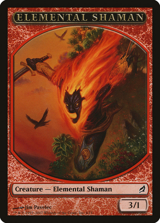 Elemental Shaman Token [Lorwyn Tokens] | Card Merchant Takapuna