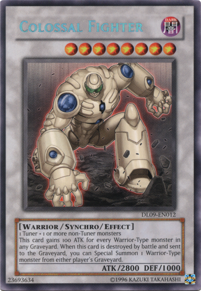 Colossal Fighter (Blue) [DL09-EN012] Rare | Card Merchant Takapuna