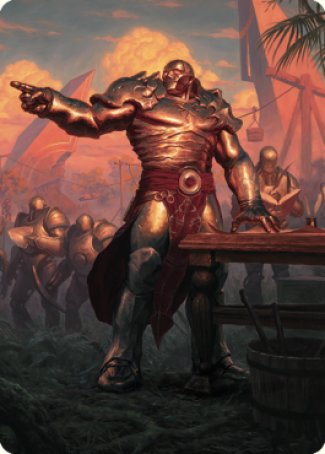 Karn, Living Legacy Art Card 1 [Dominaria United Art Series] | Card Merchant Takapuna