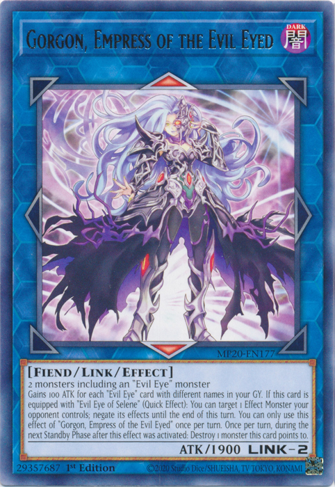 Gorgon, Empress of the Evil Eyed [MP20-EN177] Rare | Card Merchant Takapuna