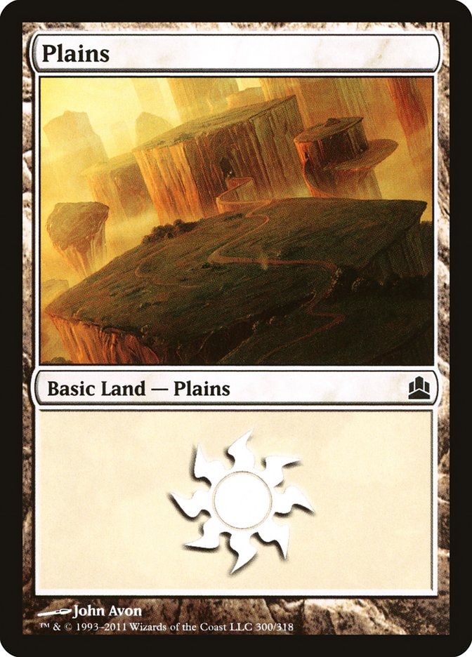 Plains (300) [Commander 2011] | Card Merchant Takapuna