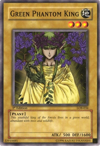 Green Phantom King [LOB-034] Common | Card Merchant Takapuna