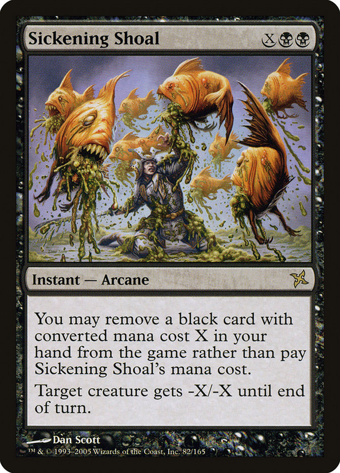 Sickening Shoal [Betrayers of Kamigawa] | Card Merchant Takapuna