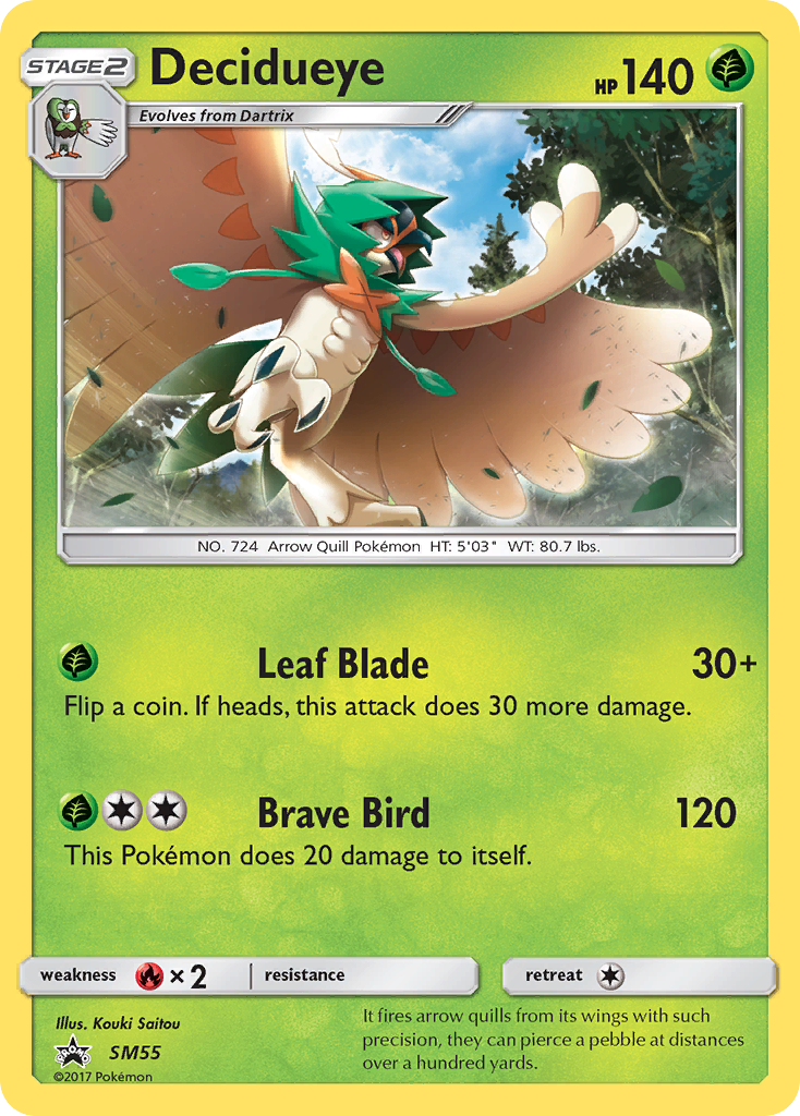 Decidueye (SM55) [Sun & Moon: Black Star Promos] | Card Merchant Takapuna