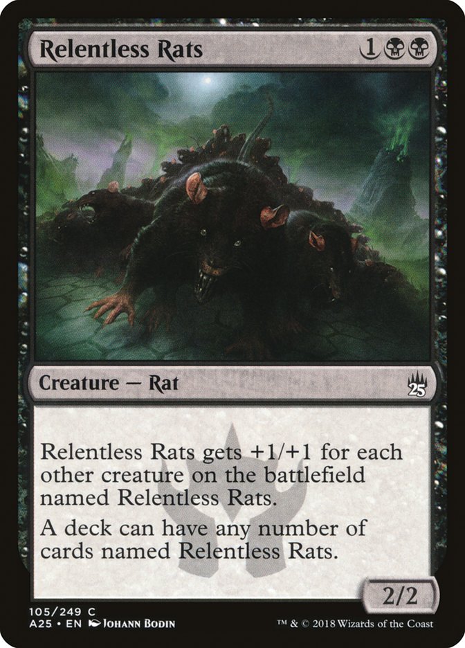 Relentless Rats [Masters 25] | Card Merchant Takapuna