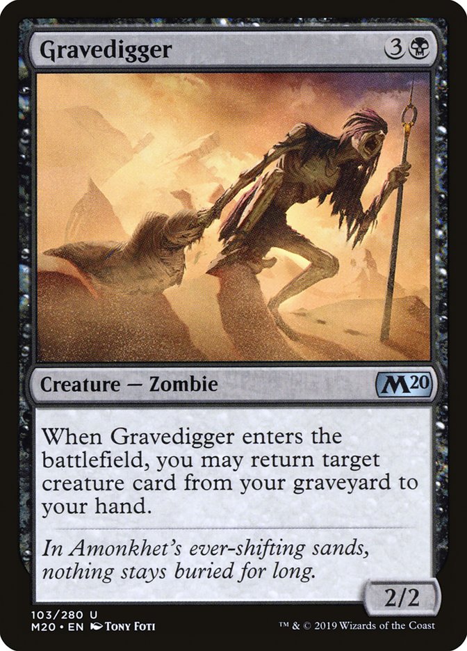 Gravedigger [Core Set 2020] | Card Merchant Takapuna