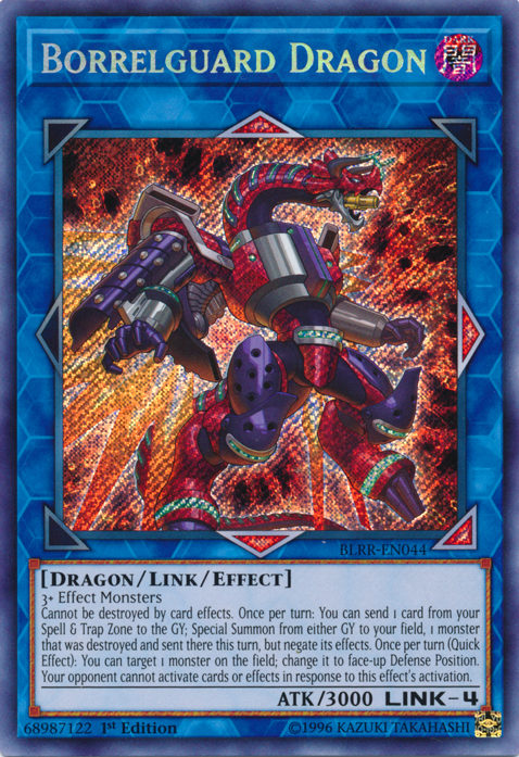 Borrelguard Dragon [BLRR-EN044] Secret Rare | Card Merchant Takapuna