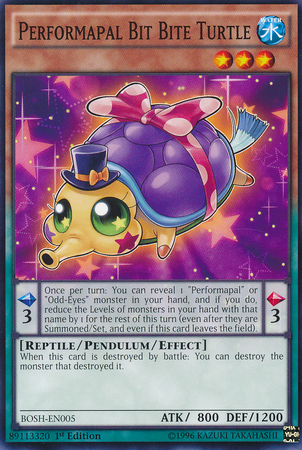 Performapal Bit Bite Turtle [BOSH-EN005] Common | Card Merchant Takapuna