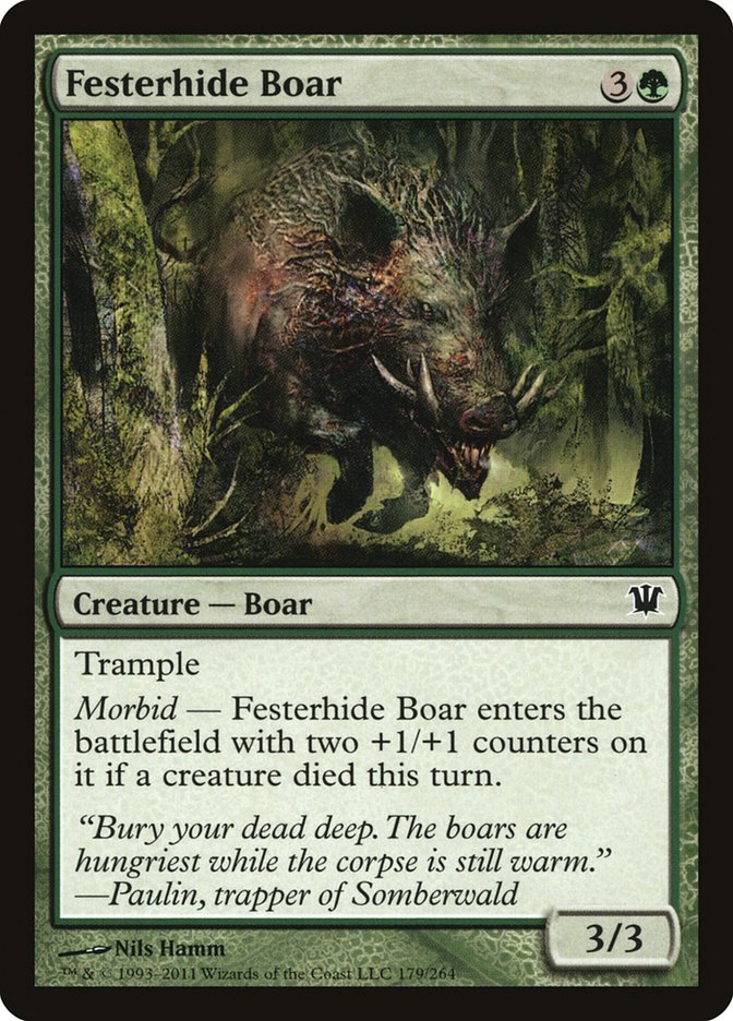 Festerhide Boar [Innistrad] | Card Merchant Takapuna