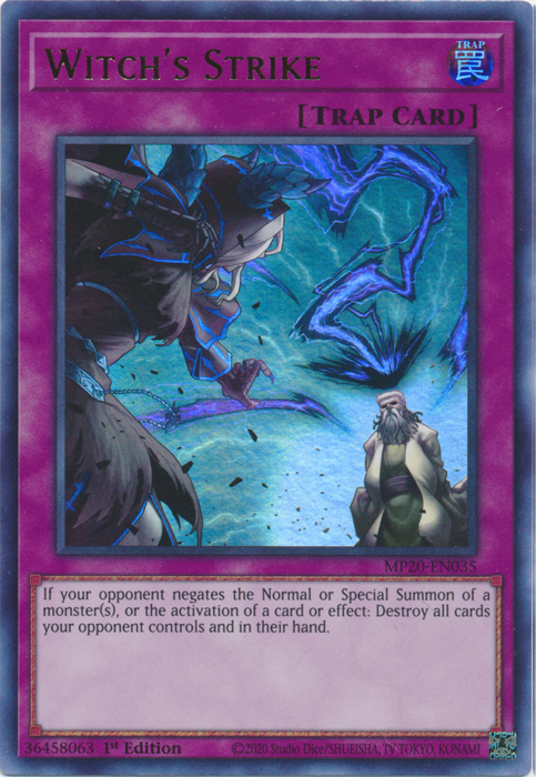 Witch's Strike [MP20-EN035] Ultra Rare | Card Merchant Takapuna