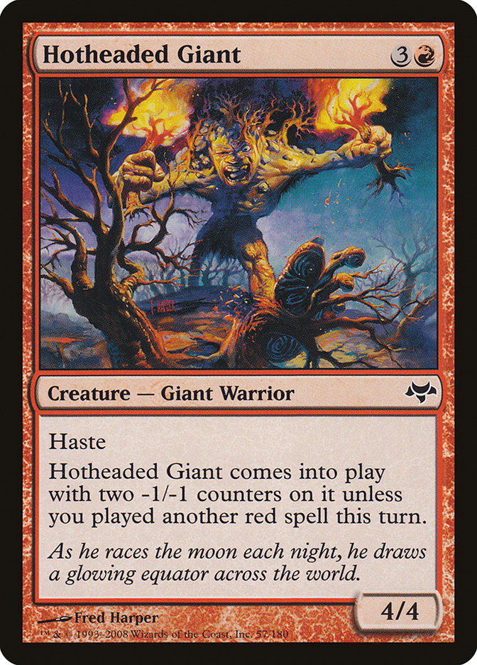 Hotheaded Giant [Eventide] | Card Merchant Takapuna