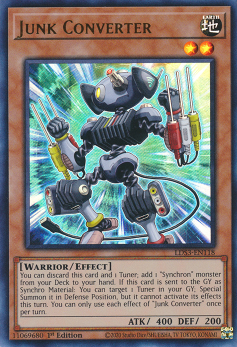 Junk Converter [LDS3-EN118] Ultra Rare | Card Merchant Takapuna