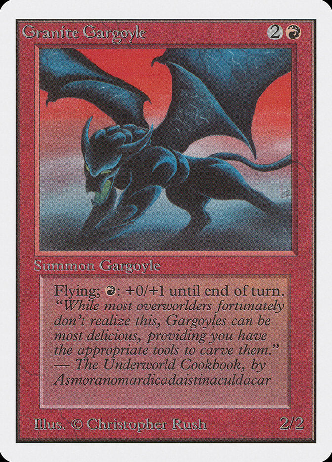 Granite Gargoyle [Unlimited Edition] | Card Merchant Takapuna