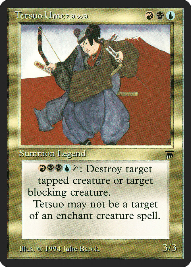 Tetsuo Umezawa [Legends] | Card Merchant Takapuna