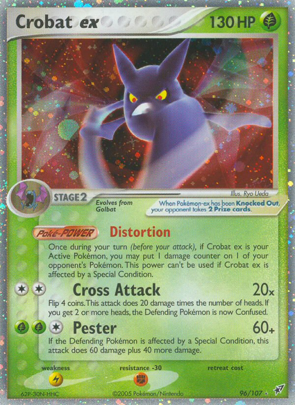 Crobat ex (96/107) [EX: Deoxys] | Card Merchant Takapuna