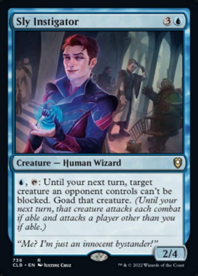 Sly Instigator [Commander Legends: Battle for Baldur's Gate] | Card Merchant Takapuna