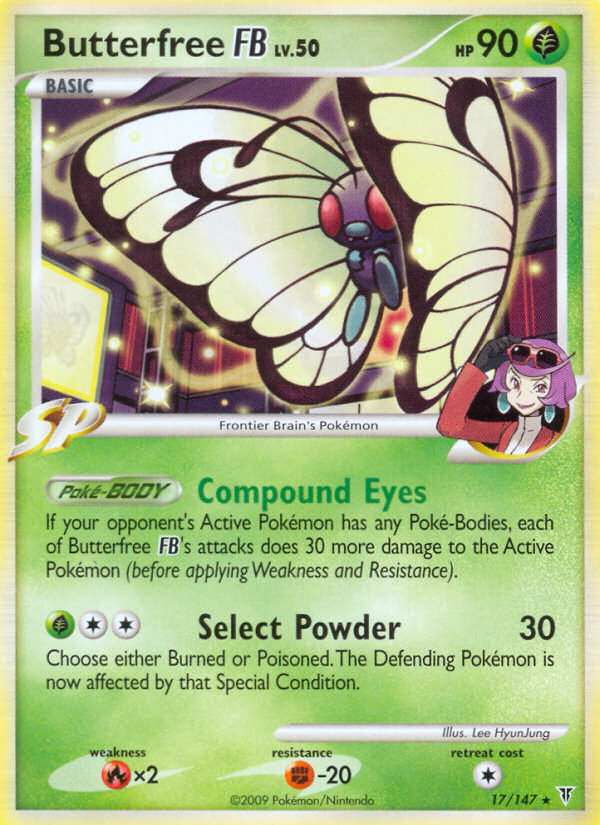 Butterfree FB (17/147) [Platinum: Supreme Victors] | Card Merchant Takapuna