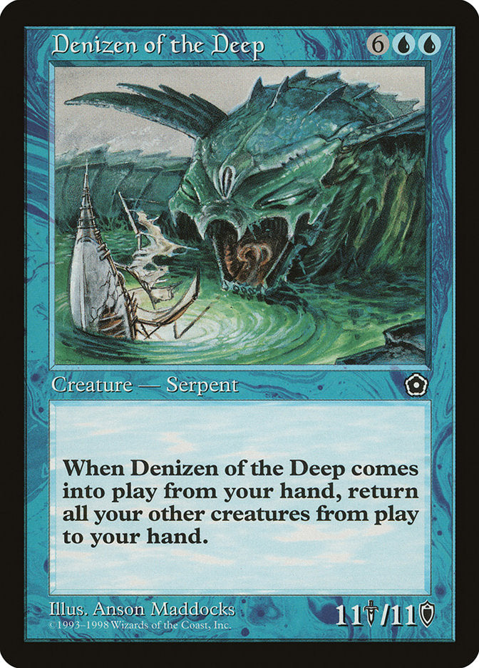 Denizen of the Deep [Portal Second Age] | Card Merchant Takapuna