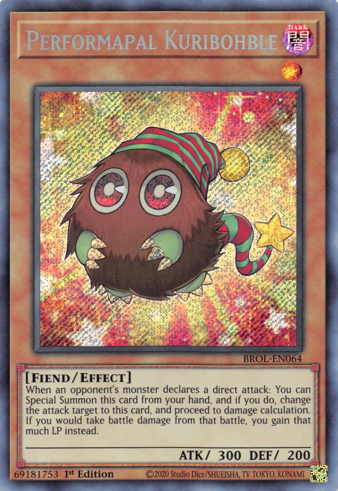 Performapal Kuribohble [BROL-EN064] Secret Rare | Card Merchant Takapuna