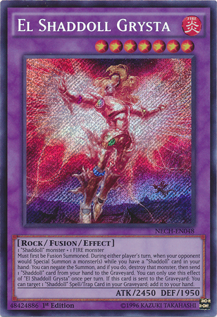 El Shaddoll Grysta [NECH-EN048] Secret Rare | Card Merchant Takapuna