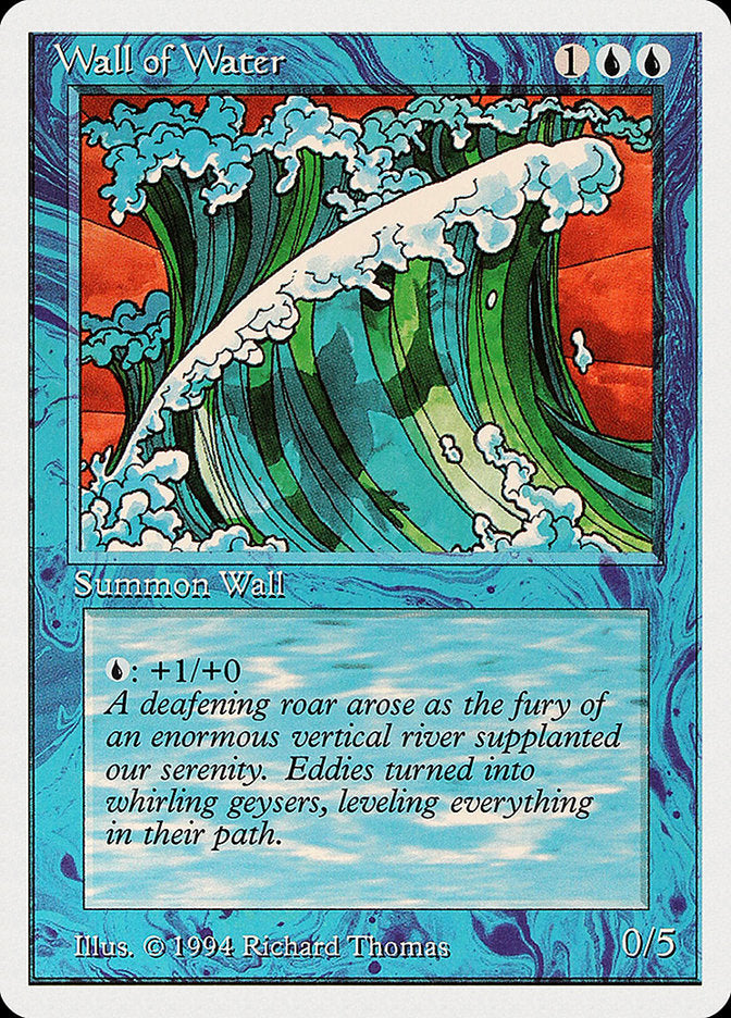 Wall of Water [Summer Magic / Edgar] | Card Merchant Takapuna