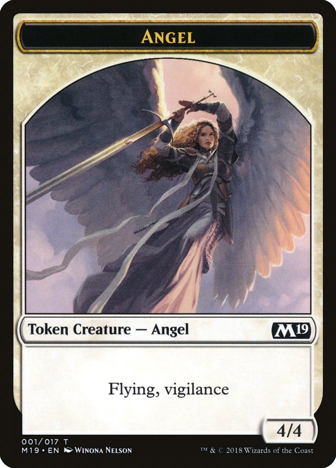 Angel Token [Core Set 2019 Tokens] | Card Merchant Takapuna