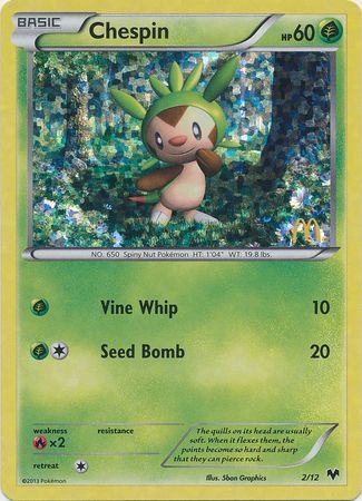 Chespin (2/12) [McDonald's Promos: 2014 Collection] | Card Merchant Takapuna