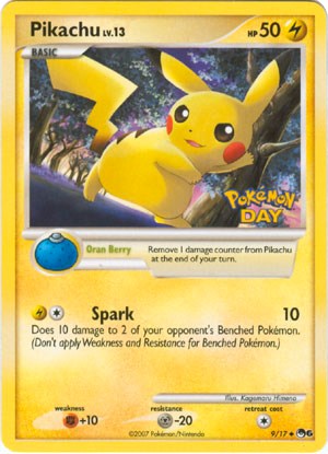 Pikachu (9/17) (Pokemon Day) [POP Series 6] | Card Merchant Takapuna