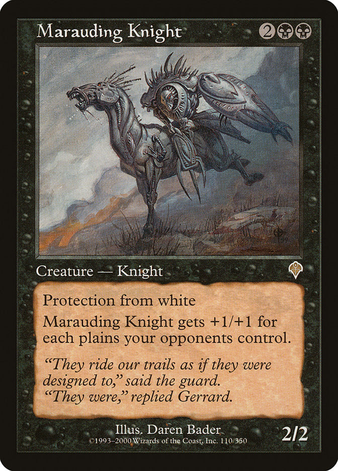 Marauding Knight [Invasion] | Card Merchant Takapuna