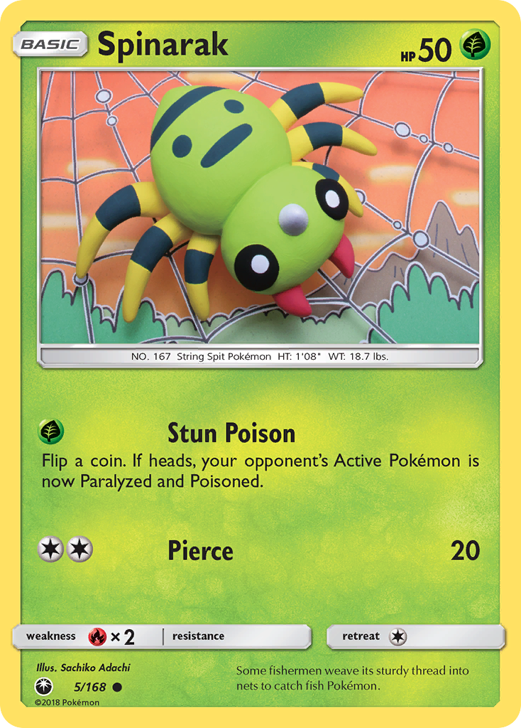 Spinarak (5/168) [Sun & Moon: Celestial Storm] | Card Merchant Takapuna