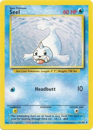 Seel (41/102) [Base Set Unlimited] | Card Merchant Takapuna