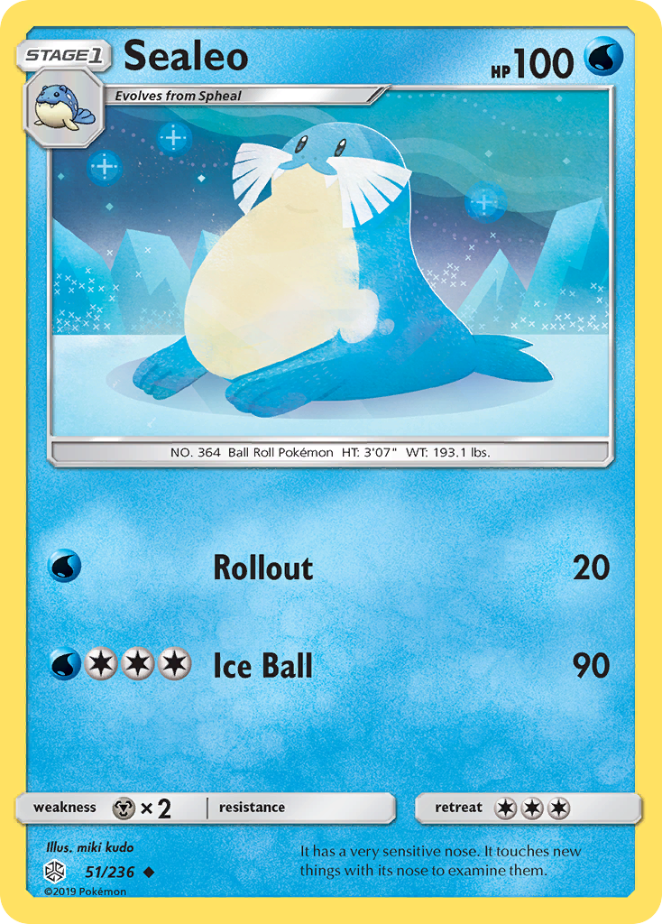 Sealeo (51/236) [Sun & Moon: Cosmic Eclipse] | Card Merchant Takapuna