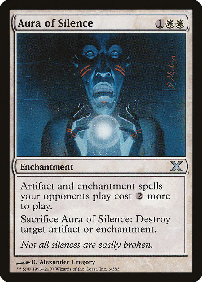 Aura of Silence [Tenth Edition] | Card Merchant Takapuna