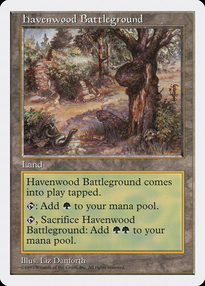 Havenwood Battleground [Fifth Edition] | Card Merchant Takapuna