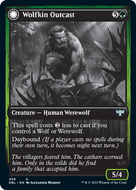 Wolfkin Outcast // Wedding Crasher [Innistrad: Double Feature] | Card Merchant Takapuna