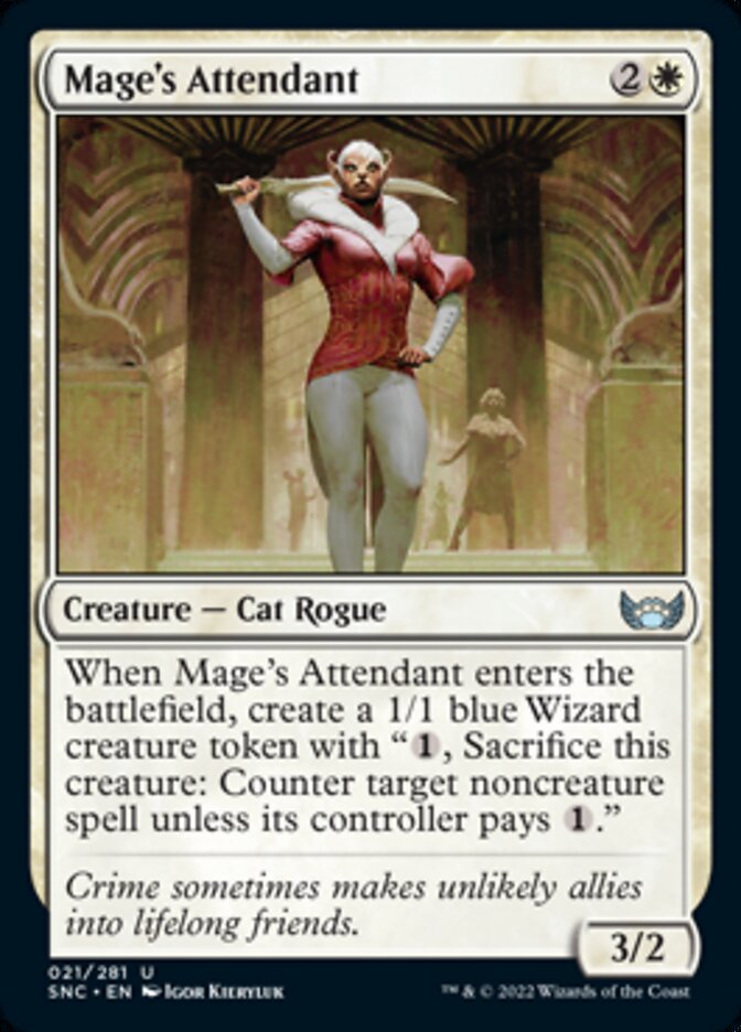 Mage's Attendant [Streets of New Capenna] | Card Merchant Takapuna