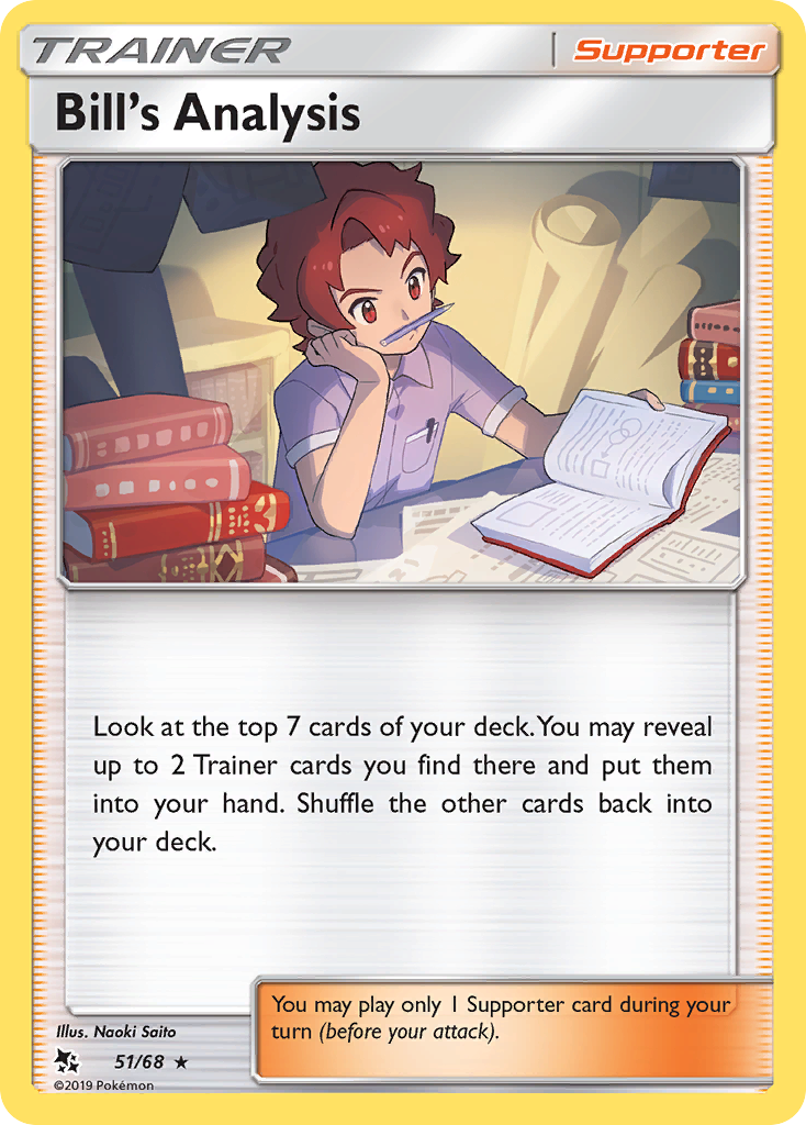 Bill's Analysis (51/68) [Sun & Moon: Hidden Fates] | Card Merchant Takapuna