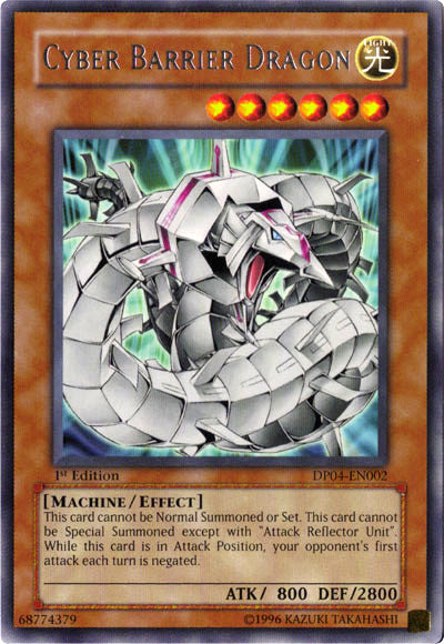 Cyber Barrier Dragon [DP04-EN002] Rare | Card Merchant Takapuna